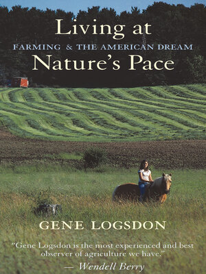 cover image of Living at Nature's Pace